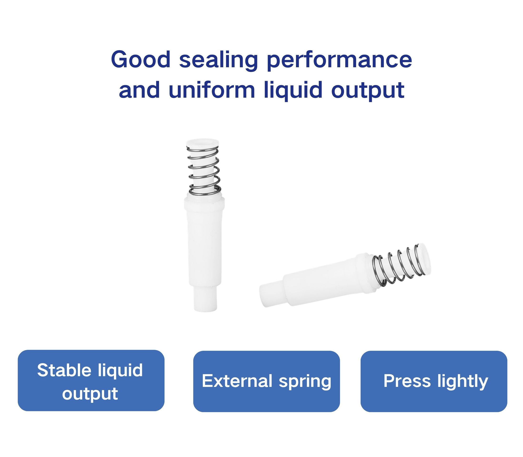 0.12cc Vacuum Pump Core (Side Φ8.6) | Cosmetic Packaging Components | Custom - Image 4