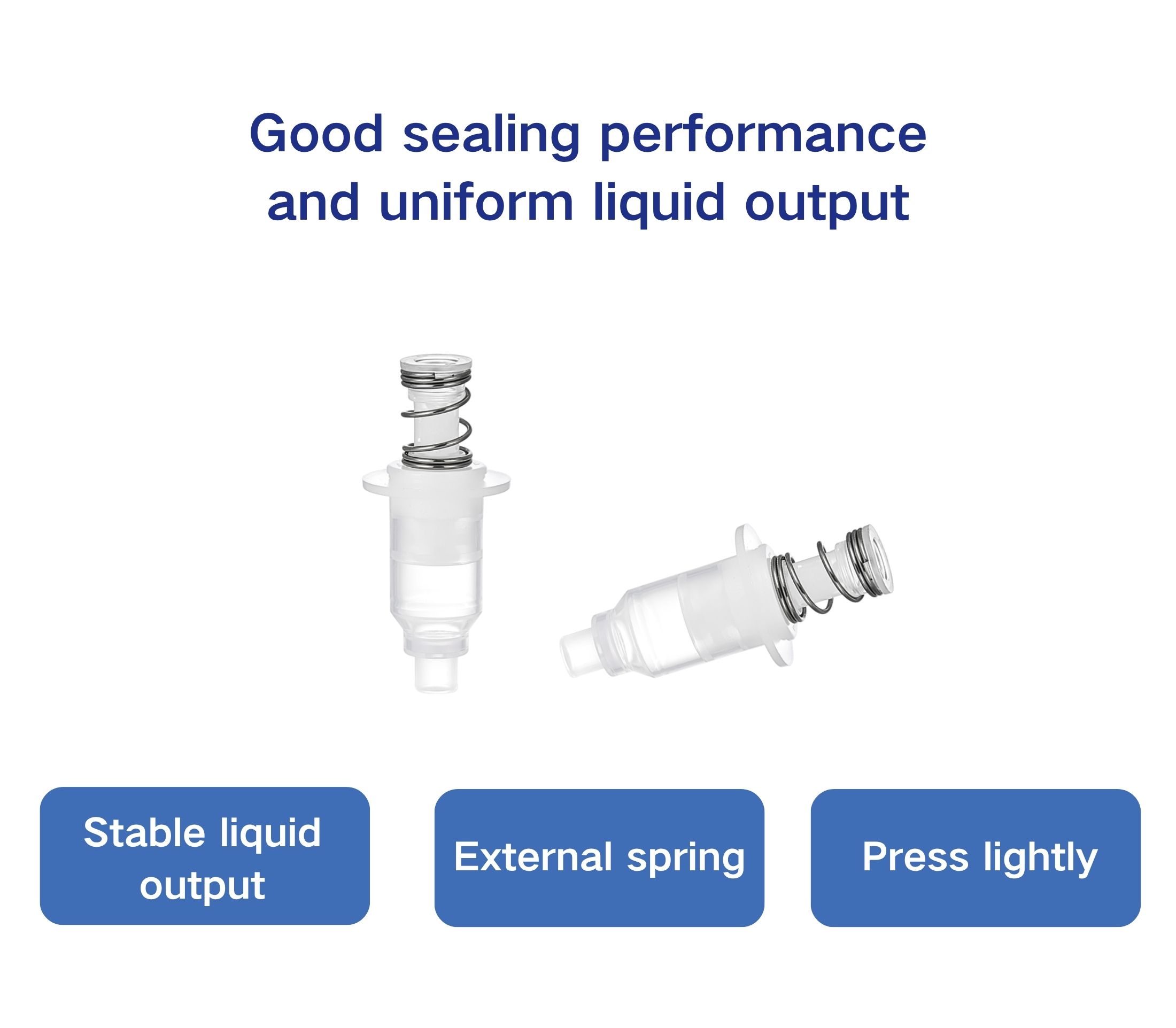 0.5cc Vacuum Pump Core (Side Φ19.5) | PP Material Airless Pump Parts | Wholesale - Image 4