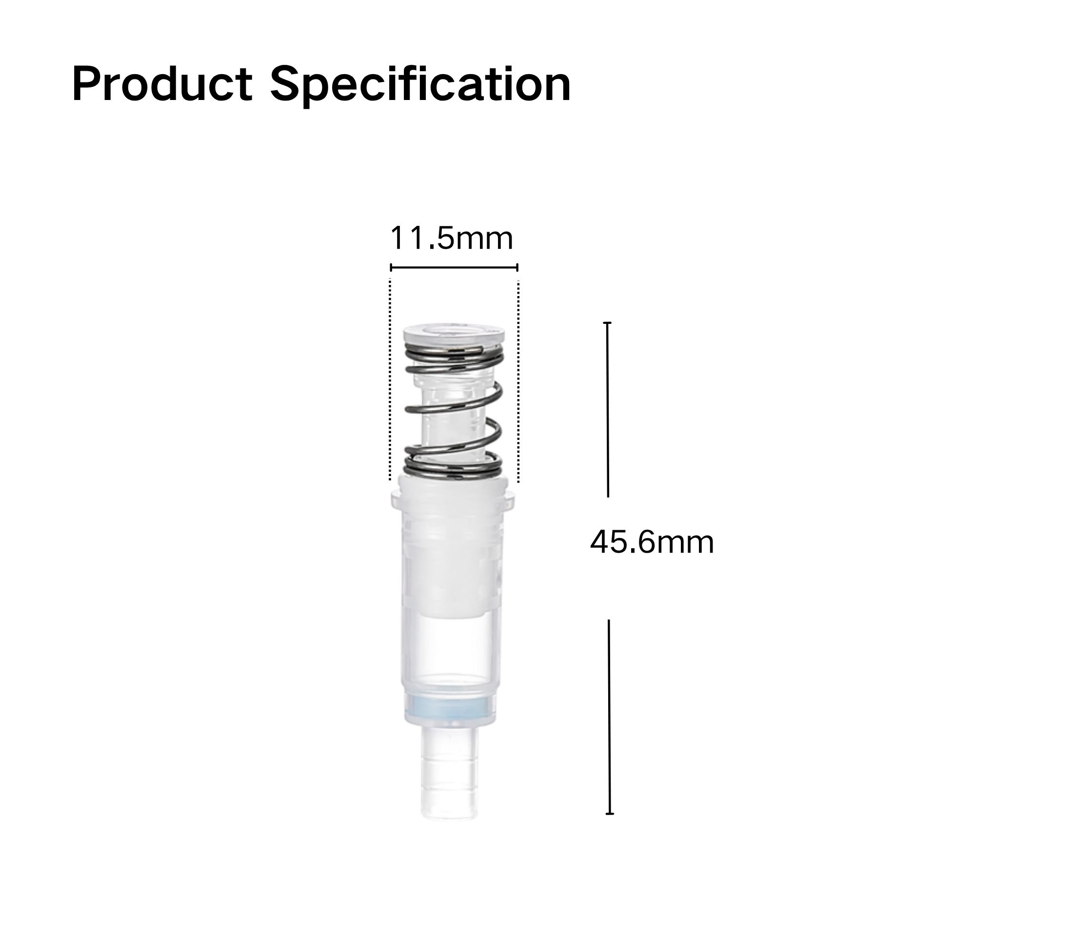 0.23cc Lotion Pump Core (Side Φ11.5) | Lotion Cosmetic Pump Parts Manufacturer - Image 2