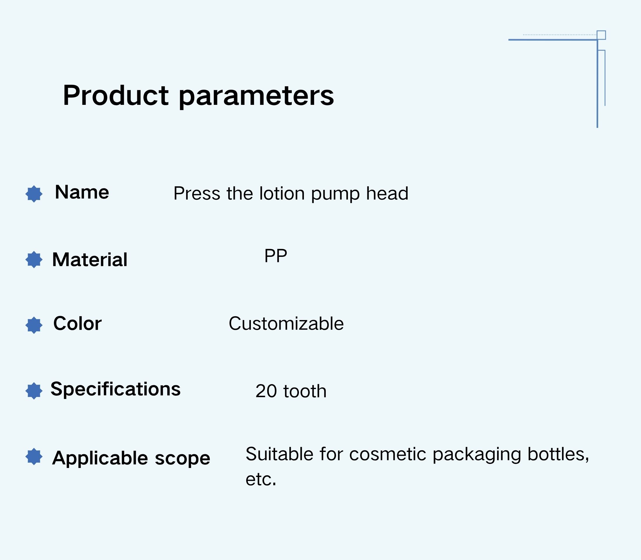 18-tooth Lotion Pump Head | Lotion Pump Cosmetic Packaging Manufacturer - Image 3